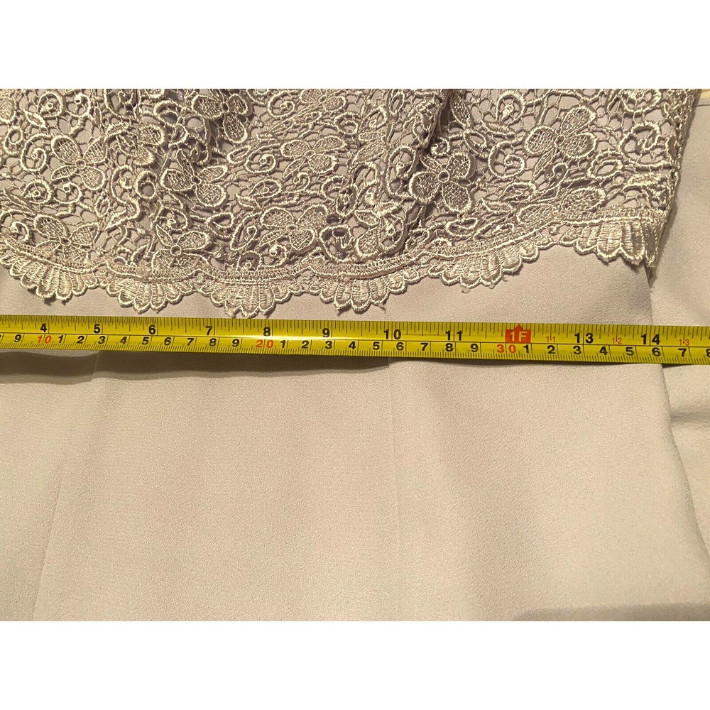 Vintage Celine New York Lilac Long Formal Evening Gown Dress Junior Sz 7/8 Lined - Picture 12 of 12